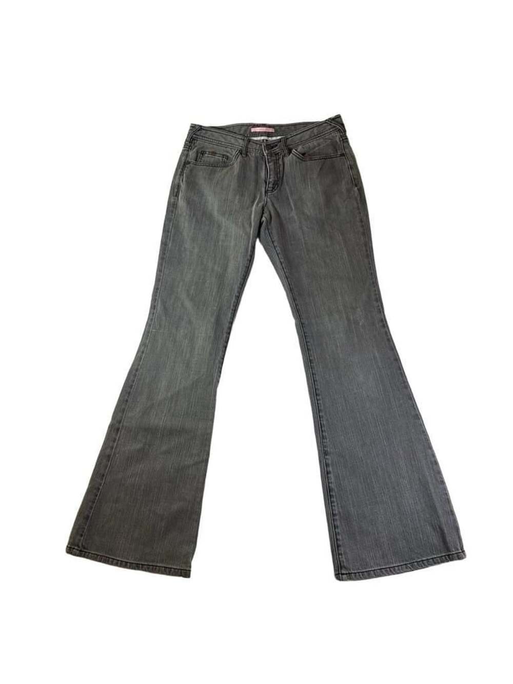 Gianni Bini Women's Gray Flare Denim Jeans Size 29